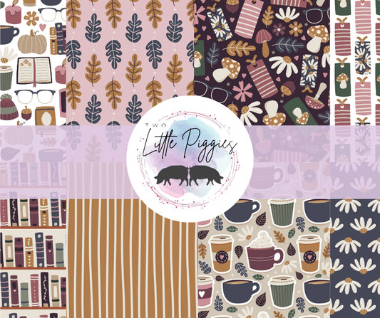 Printed Vinyl - Bookish Autumn