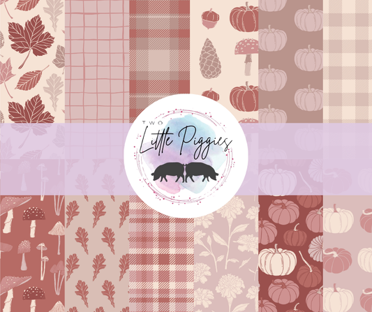 Printed Vinyl - Autumn Blush