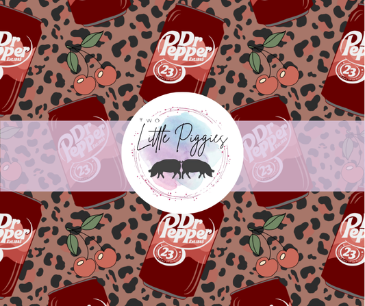 Printed Vinyl - Leopard Cherry DP