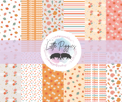 Printed Vinyl - Groovy Summer Collection