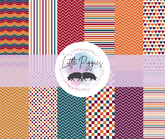Printed Vinyl - Autumn Colors