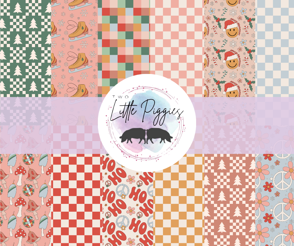 Printed Vinyl - Groovy Xmas