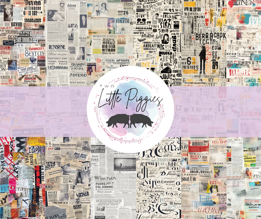 Printed Vinyl - Newspaper