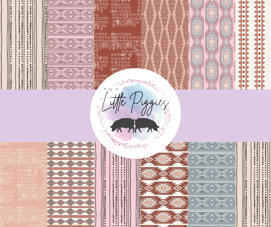 Printed Vinyl - Western Pattern 1 Collection