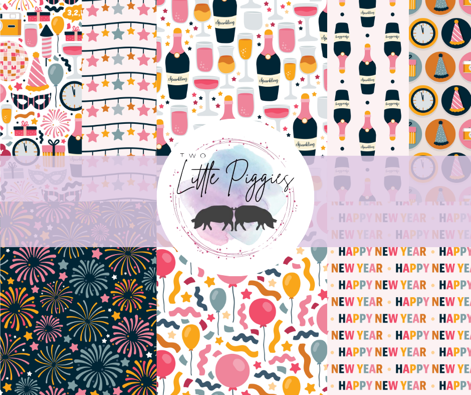 Printed Vinyl - New Year's Celebration