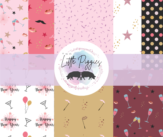 Printed Vinyl - New Year's Party