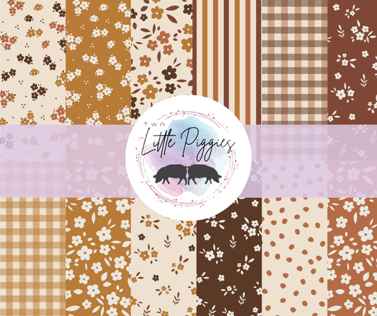 Printed Vinyl - Fall Floral
