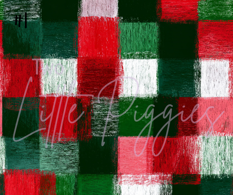 Printed Vinyl - Hand Drawn Christmas