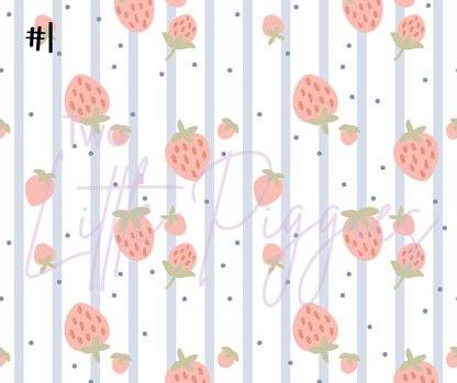Printed Vinyl - Whimsy Strawberry Collection