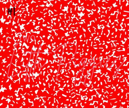 Printed Vinyl - Composition Notebook