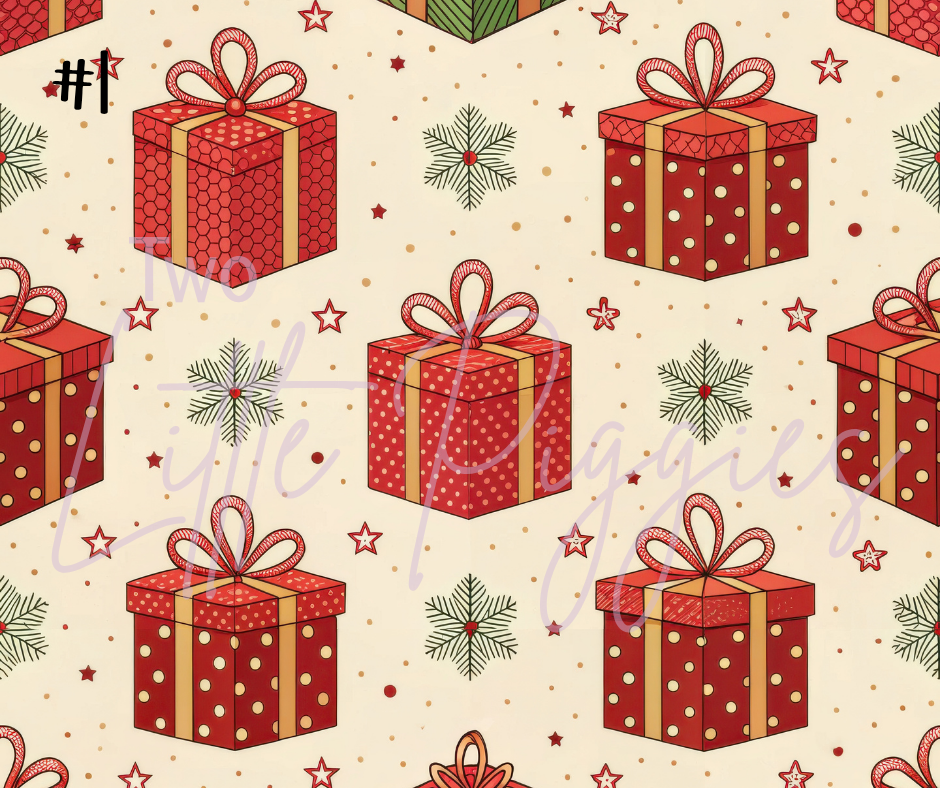 Printed Vinyl - Traditional Christmas