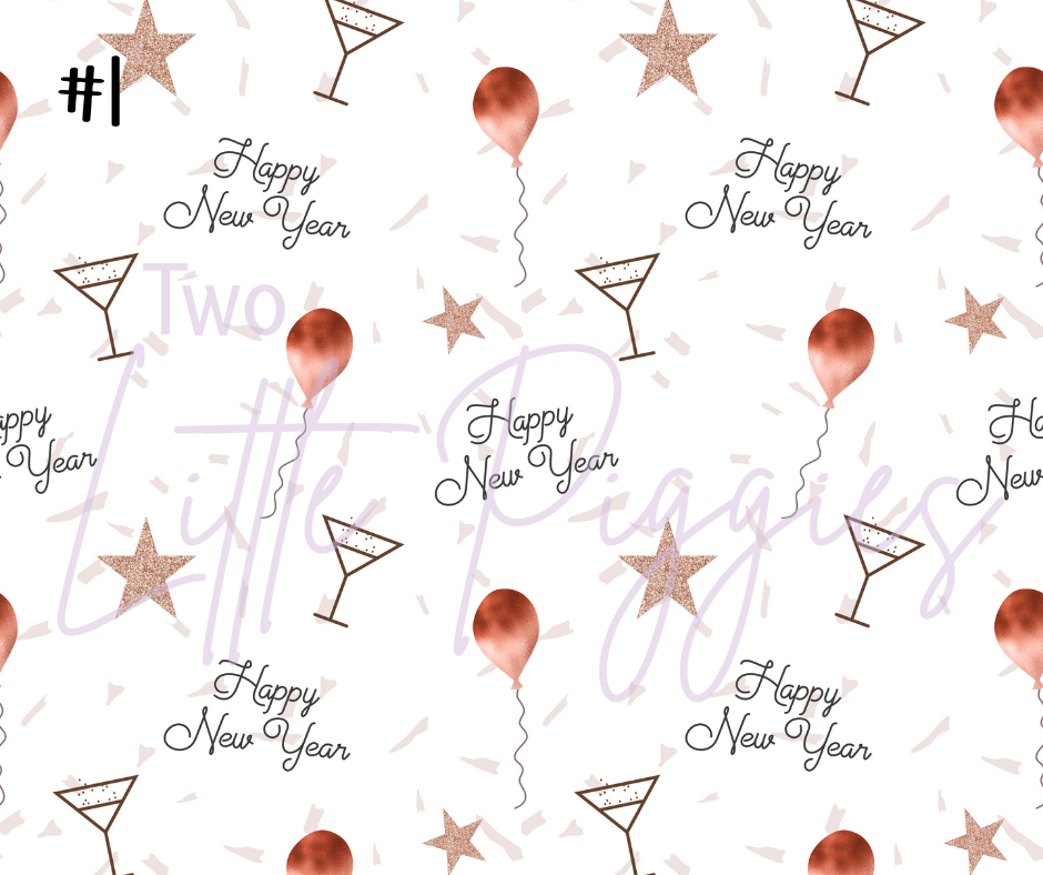 Printed Vinyl - Happy New Year