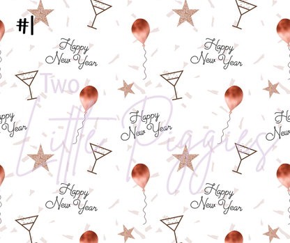 Printed Vinyl - Happy New Year