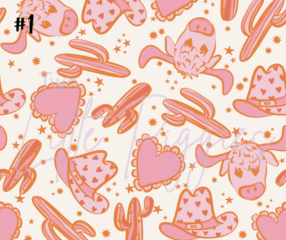 Printed Vinyl - Valentine - Western