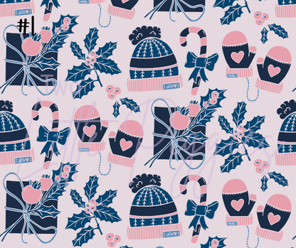 Printed Vinyl - Winter Blush