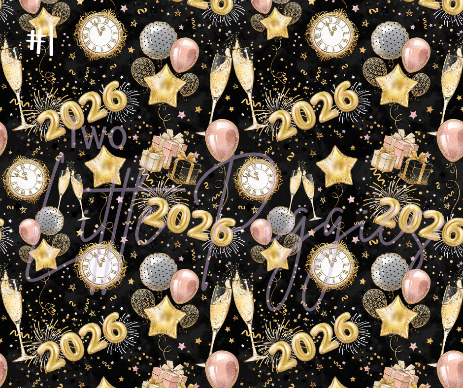 Printed Vinyl - New Years 2026