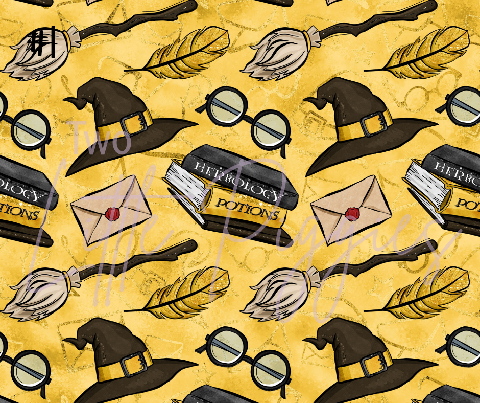 Printed Vinyl - HP - Hufflepuff