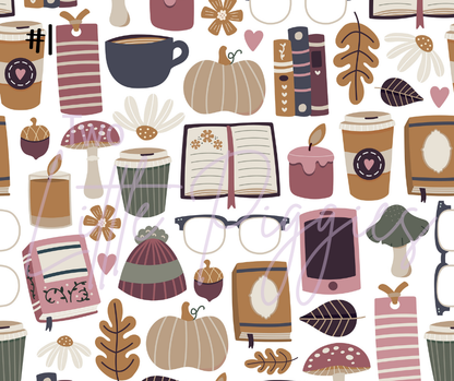 Printed Vinyl - Bookish Autumn
