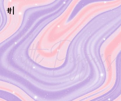 Printed Vinyl - Pastel Ink Spill