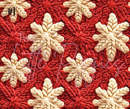 Printed Vinyl - Christmas Knits