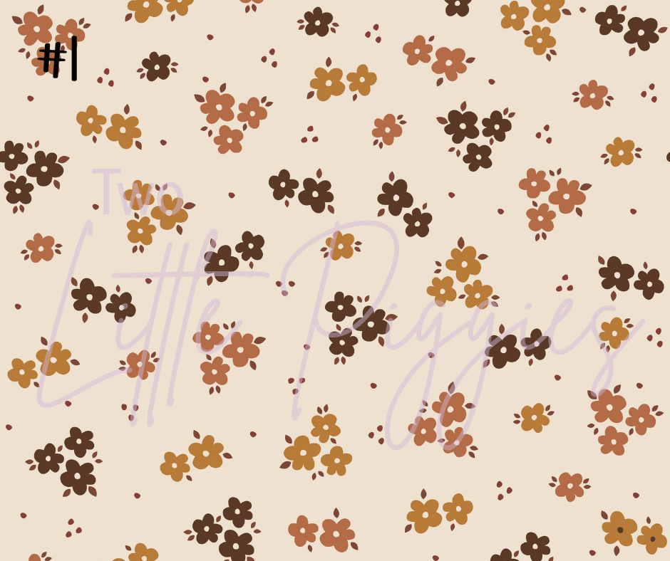 Printed Vinyl - Fall Floral