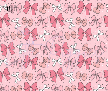 Printed Vinyl - Cutesy Bows Collection
