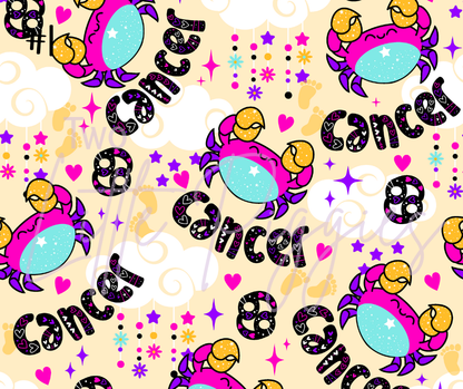 Printed Vinyl - Cutesy Zodiac