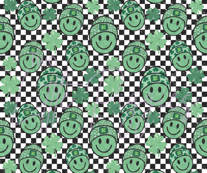 Printed Vinyl - Clover Smiley