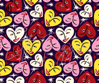 Printed Vinyl - Valentine - Modern