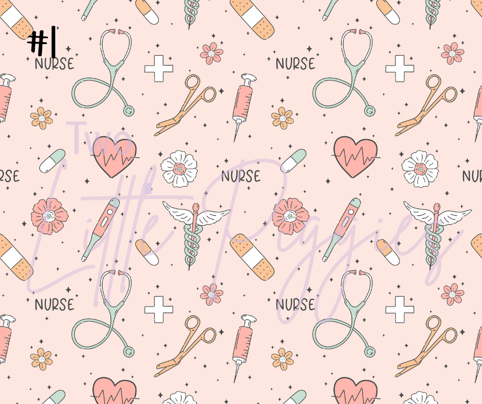 Printed Vinyl - Nurse Life Collection