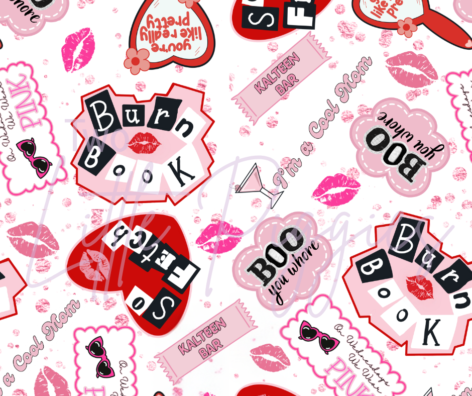 Printed Vinyl - Burn Book