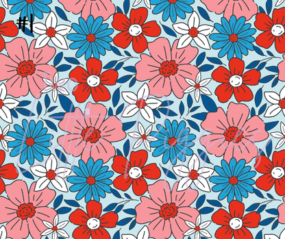 Printed Vinyl - Red, White and Blue Collection