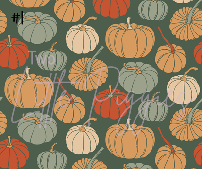 Printed Vinyl - Pumpkin Patch