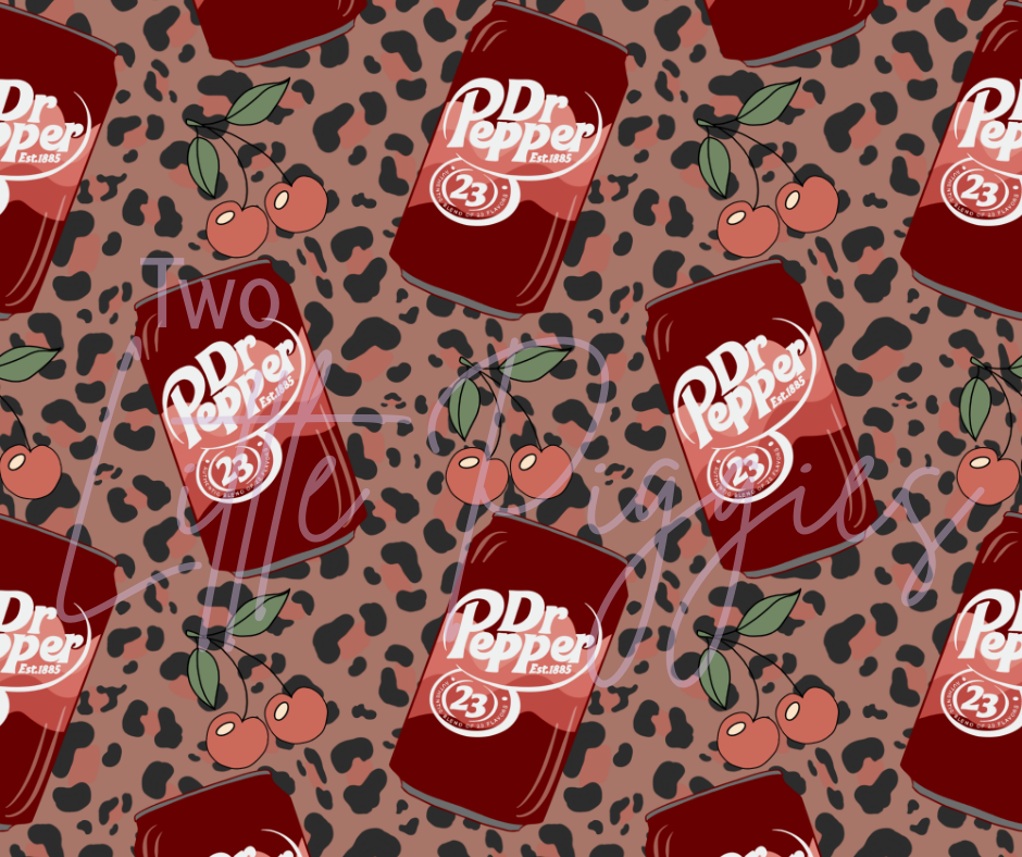 Printed Vinyl - Leopard Cherry DP