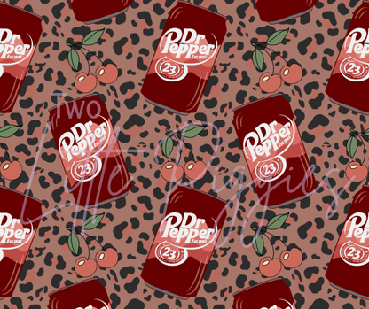 Printed Vinyl - Leopard Cherry DP
