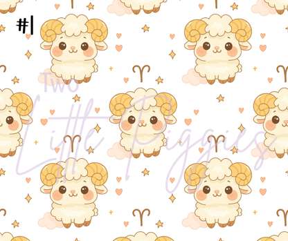 Printed Vinyl - Baby Zodiac