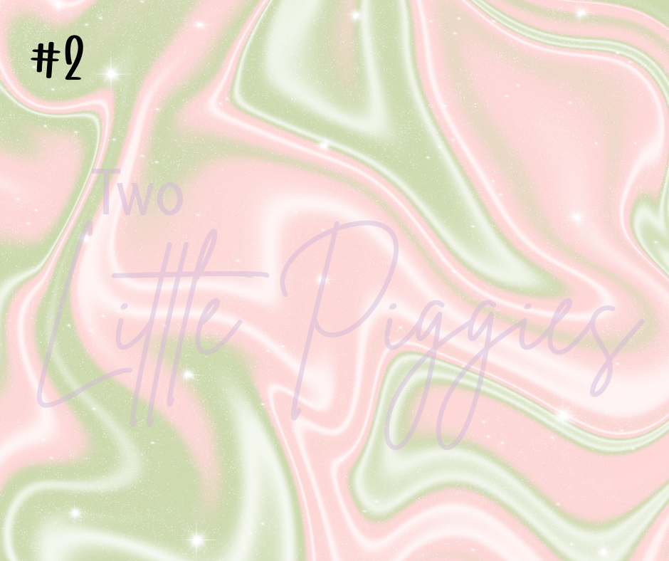 Printed Vinyl - Pastel Ink Spill