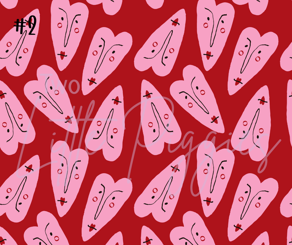 Printed Vinyl - Valentine - Modern