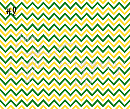 Printed Vinyl - Cheer - Green and Yellow