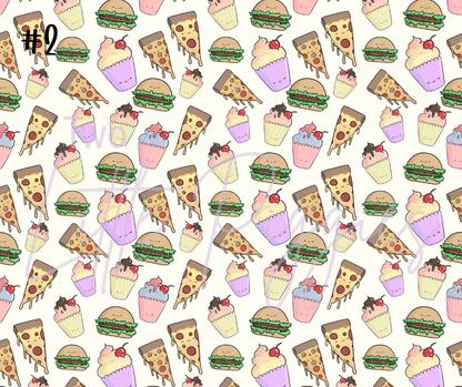 Printed Vinyl - Fast Food