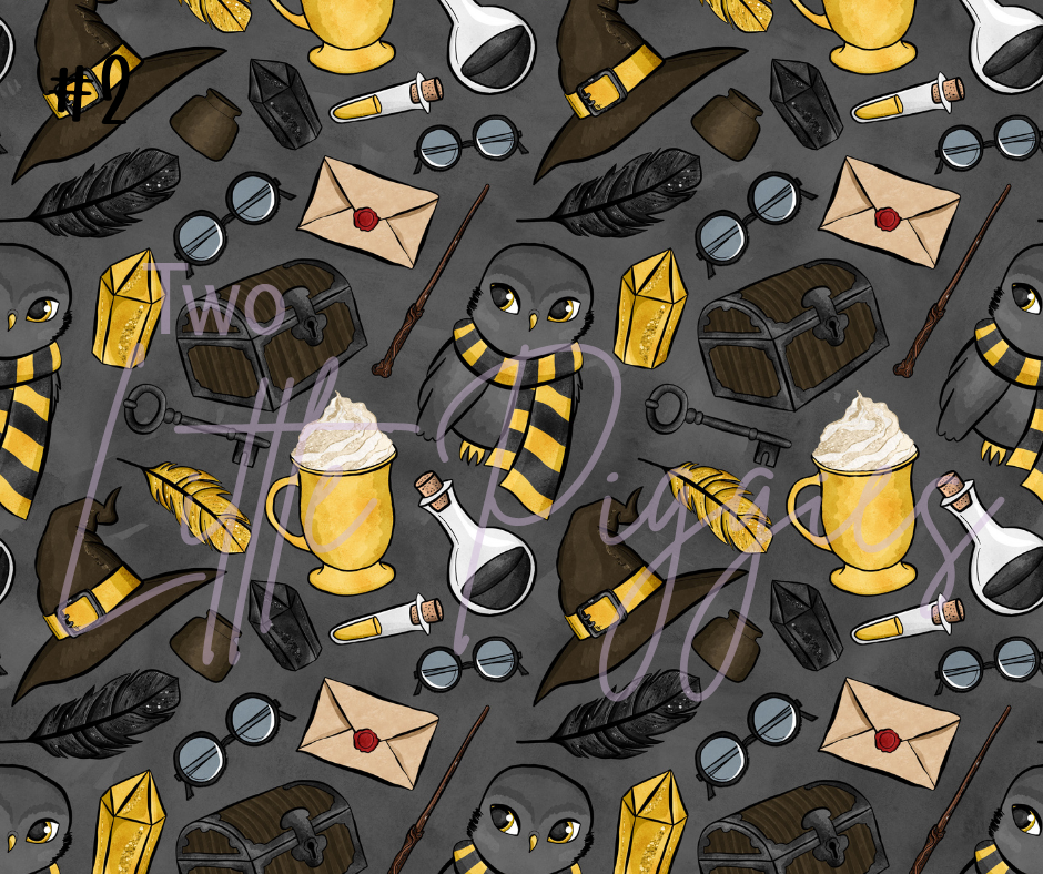 Printed Vinyl - HP - Hufflepuff