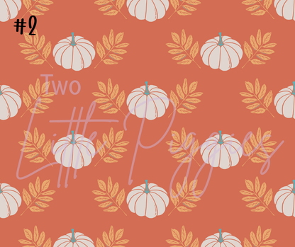Printed Vinyl - Teal Pumpkin