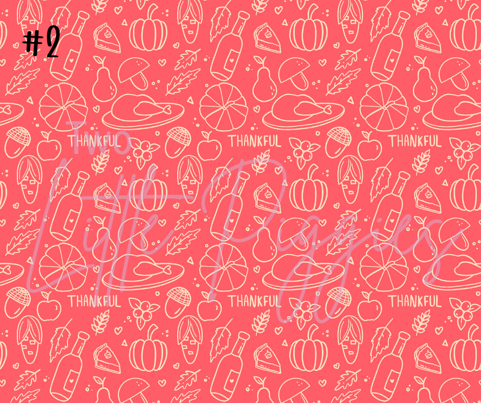 Printed Vinyl - Thankful