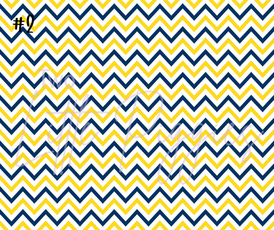 Printed Vinyl - Cheer - Blue and Yellow