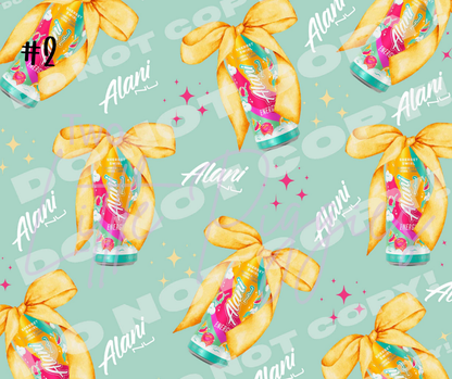 Printed Vinyl - Alani Sherbet Swirl Collection