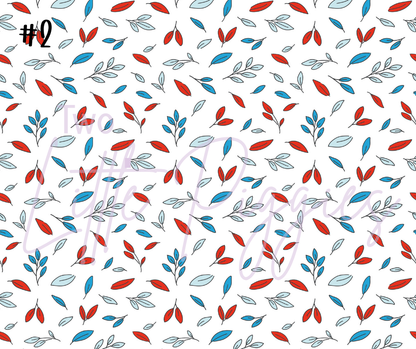 Printed Vinyl - Red, White and Blue Collection