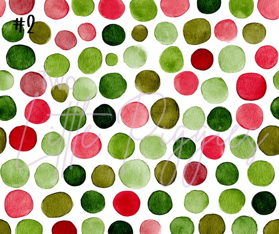 Printed Vinyl - Hand Drawn Christmas