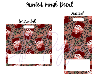 Printed Vinyl - Leopard Cherry DP