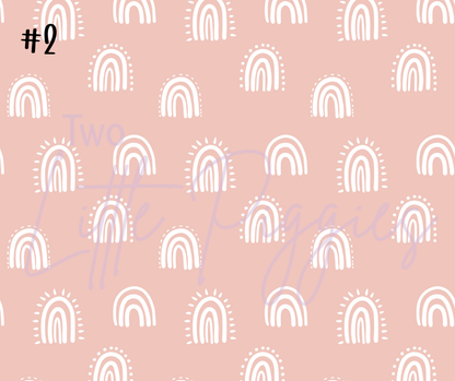 Printed Vinyl - Rosy Christmas