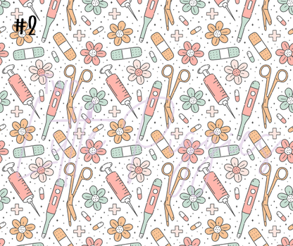 Printed Vinyl - Nurse Life Collection